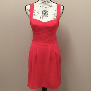 Victoria’s Secret coral open back dress with ties